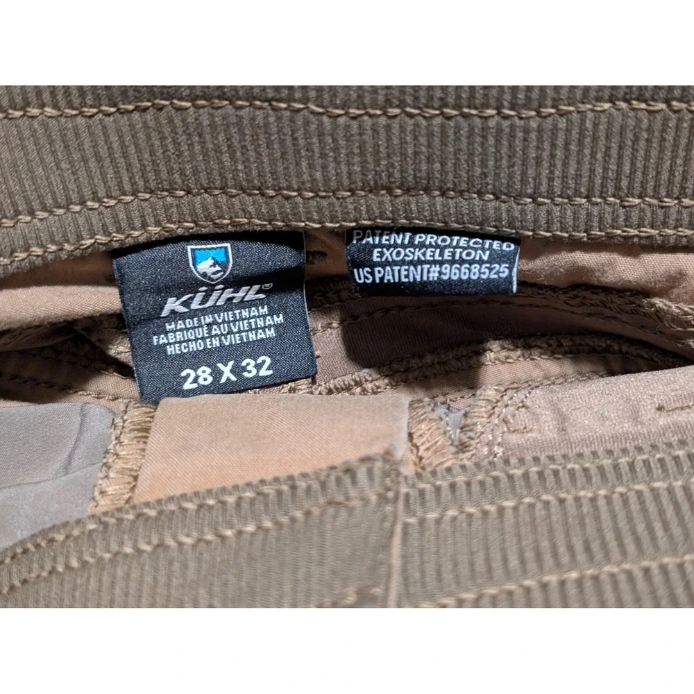 KUHL Pants Mens 28x32 Brown Deceptr Tapered Technical Hiking Outdoor Stretch